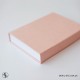 Коробка для флешки с крышкой из итальянского кожзама с логотипом