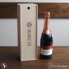 Коробка для бутылки вина из фанеры 