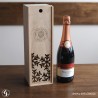 Коробка для бутылки вина из фанеры 