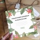 Подарочный сертификат - конверт с вырезом из дизайнерского картона и вкладыш