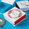 Коробка для флешки  с печатью вашего текста (логотипа) на крышке